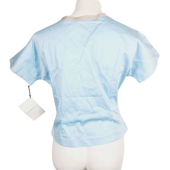 Melanie D. Scrub top baby blue Size small - Picture 3 of 8